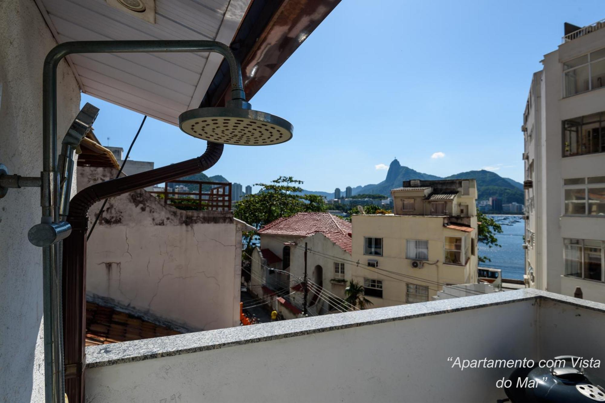 2 Quartos Na Urca Com Vista Para Baia De Guanabara A 700M Pao De Acucar Com Cozinha Completa E Wi-Fi - Bares, Restaurantes E Comercio Local A Poucos Metros 리오데자네이루 외부 사진